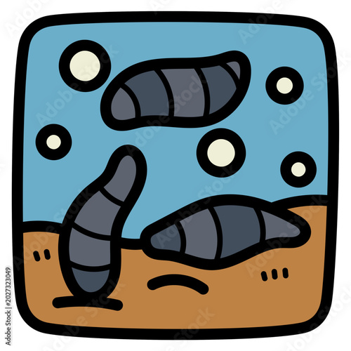 Foto leech illustration