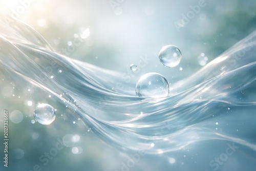 Modern abstract nature scen...