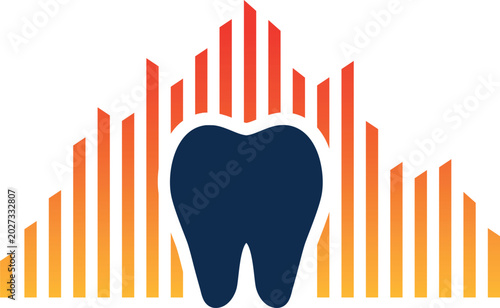 dental theme - tooth aganst the chart