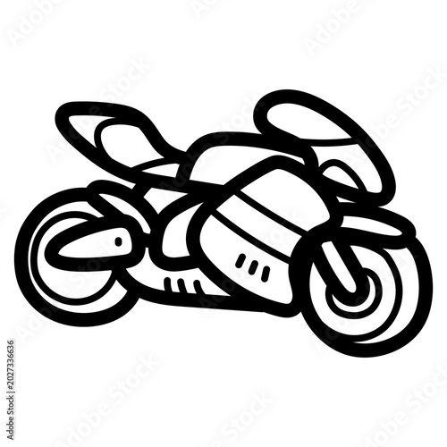 Photos motorbike illustration