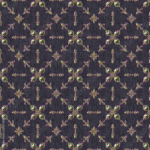 Luxury metallic gold damask seamless pattern with embossed floral ornaments, premium dark charcoal grey textile texture background for royal interior wallpaper and boutique fashion packaging