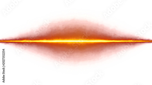 orange light beam