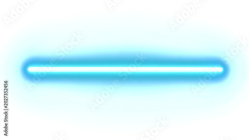 a glowing neon line