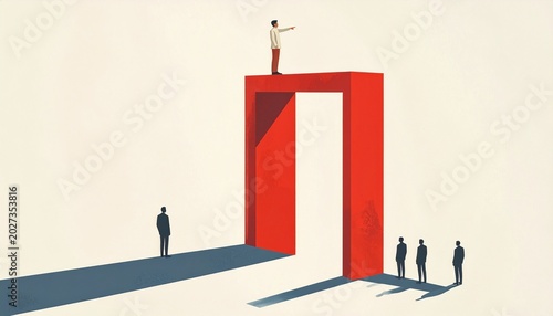 Minimalist Leadership Authority Concept