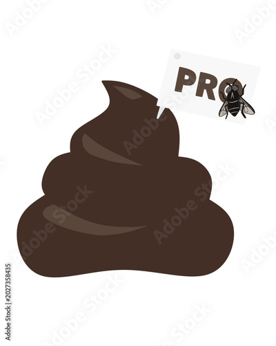 Obraz na plátně Poop reivindicativa.