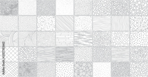 Foto Versatile architectural texture pattern set for civil engineering site plans and