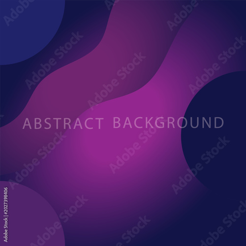 Abstract purple and blue wave background with flowing lines, light gradient, wave motion and modern vector texture design for wallpaper and business card decoration