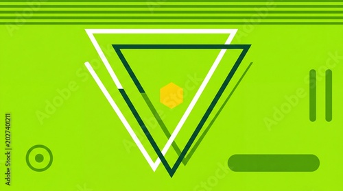 flat vector badges and background