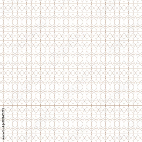 Geometric Overlapping Oval Pattern Grid
