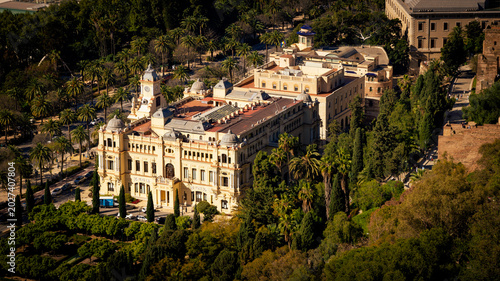 Castillo del Gibralfaro in Malaga and surrounding views