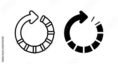 Photos Circular Arrow Icons, Refresh Symbols, Reload Loop Graphics, Repeat Cycle Vector