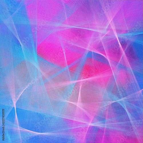 Colorful Patterns Blend to Create an Intriguing Visual Experience in Shades o...
