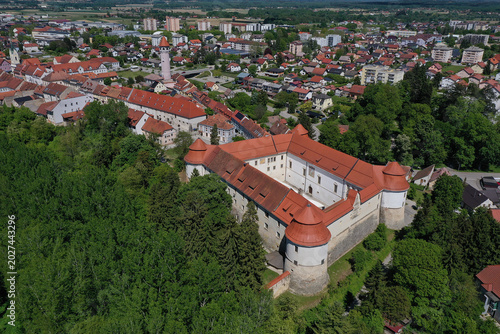 Town and castle of Brezice. Brezice Castle (Grad Brezice), is a 16th-century castle in the town of Brezice, in southeastern Slovenia
