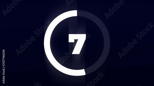 High-energy 10-second countdown with 