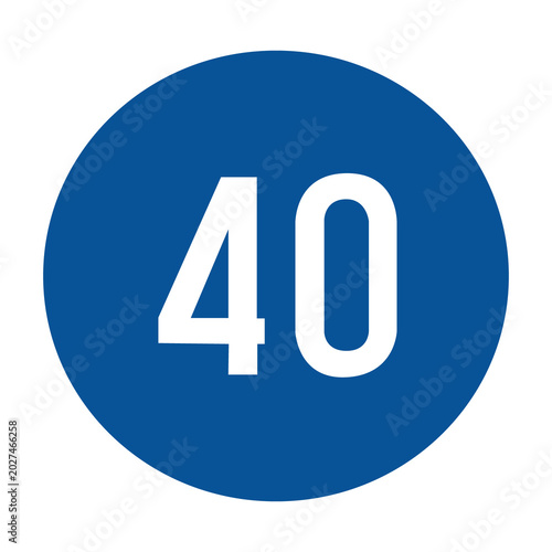 Foto A professional vector illustration of a circular mandatory traffic sign indicati