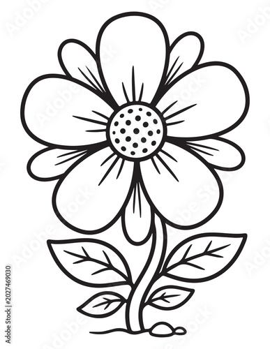 Mehndi flower pattern  coloring pages