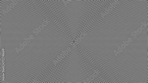 Foto Abstract Optical Illusion Grid Background, Geometric Black and White Square Patt