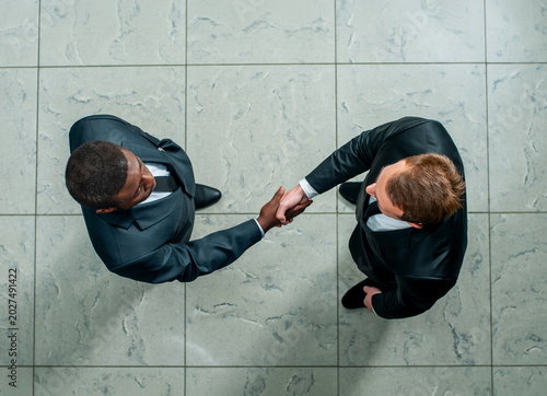 Business handshake partnership.