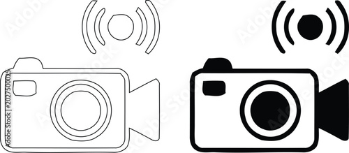 Wireless Live Streaming Camcorder Film Cinema Camera Icon 4k Ultra HD