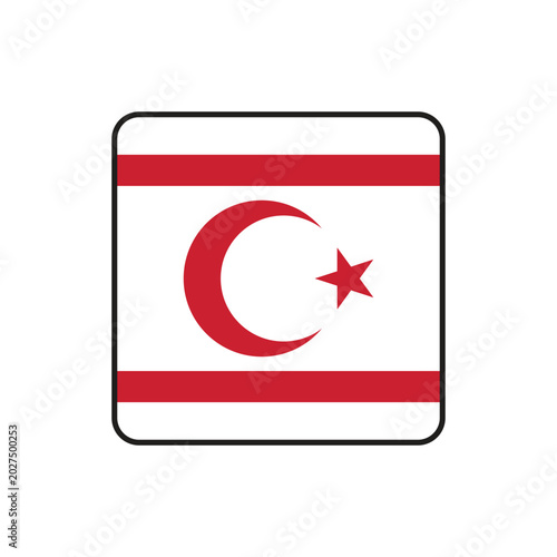 Flag of Turkish Republic of Northern Cyprus