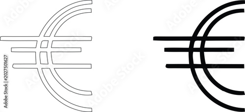 Euro Currency Symbol Money Finance European Market Icon 4k Ultra HD