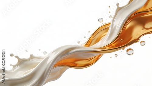  swirling liquid splash