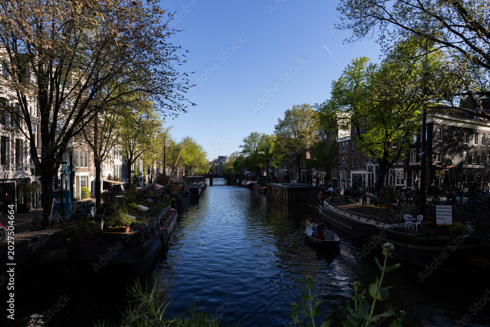 Fototapeta premium Kanal in Amsterdam