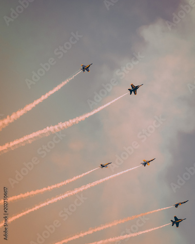 airplane in the sky
