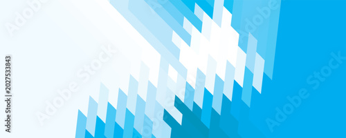 Tableau sur toile Blue Grid Mosaic Background, Creative Design Templates