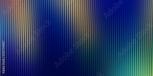 Fotografie Abstract colorful vertical striped background with blue green orange gradients a