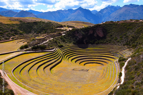 Canvas Print inca ruins in the Sacred Valley