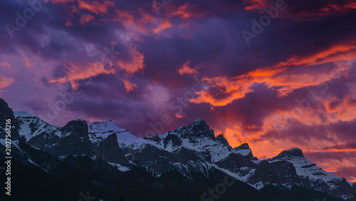 Fire Above the Rockies 16x9
