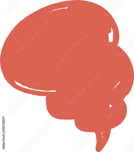 Speech Bubble Scribble Hand Drawn