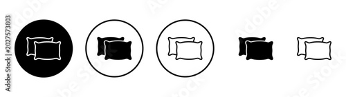 Photos Pillow icon vector