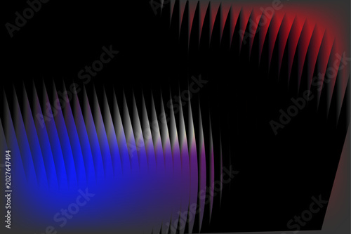Dark Neon Wave Glow Background
