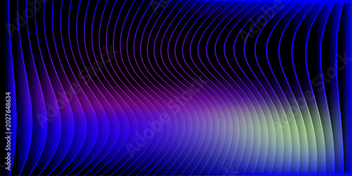 Purple Wave Line Abstract Background
