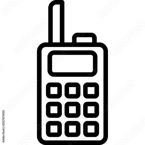 Принти на полотні Hand Crank Radio Icon