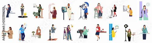 Photos Collection of Professional Women Journalists News Anchors and Weather Forecaster