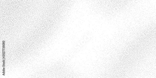 Obraz na płótnie Abstract grainy texture background with noise effect, black dots on white backgr