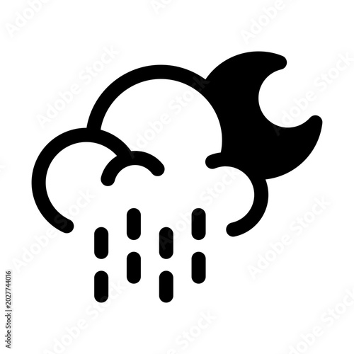 Valokuva Night Downpour Icon