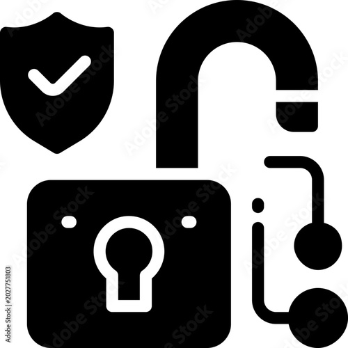 Canvastavla encryption glyph icon