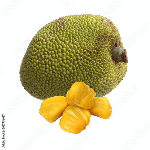 durian isolated on white background