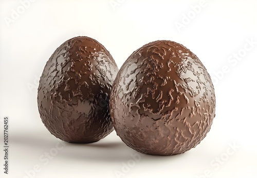 Two Chocolate Easter Eggs