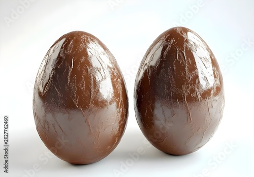 Two Chocolate Easter Eggs