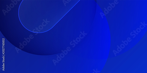 Photos Abstract blue background with glowing geometric lines