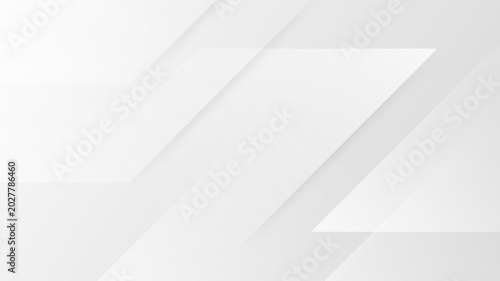 Принти на полотні Clean White Abstract Background with Geometric Shapes and Subtle Shadows