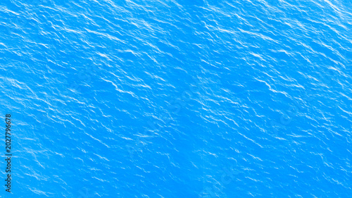 Abstract Blue Swimming Pool Water Background with Sunlight Ripple Reflection