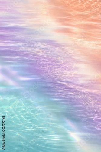 Pastel beach water surface abstract vertical background