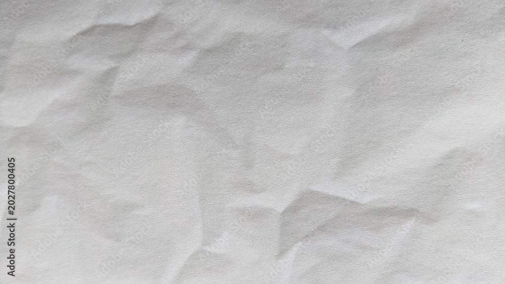 Fototapeta premium Crumpled white paper texture background
