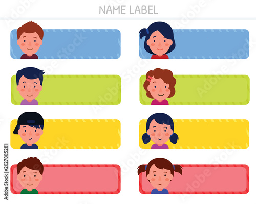 name label kids